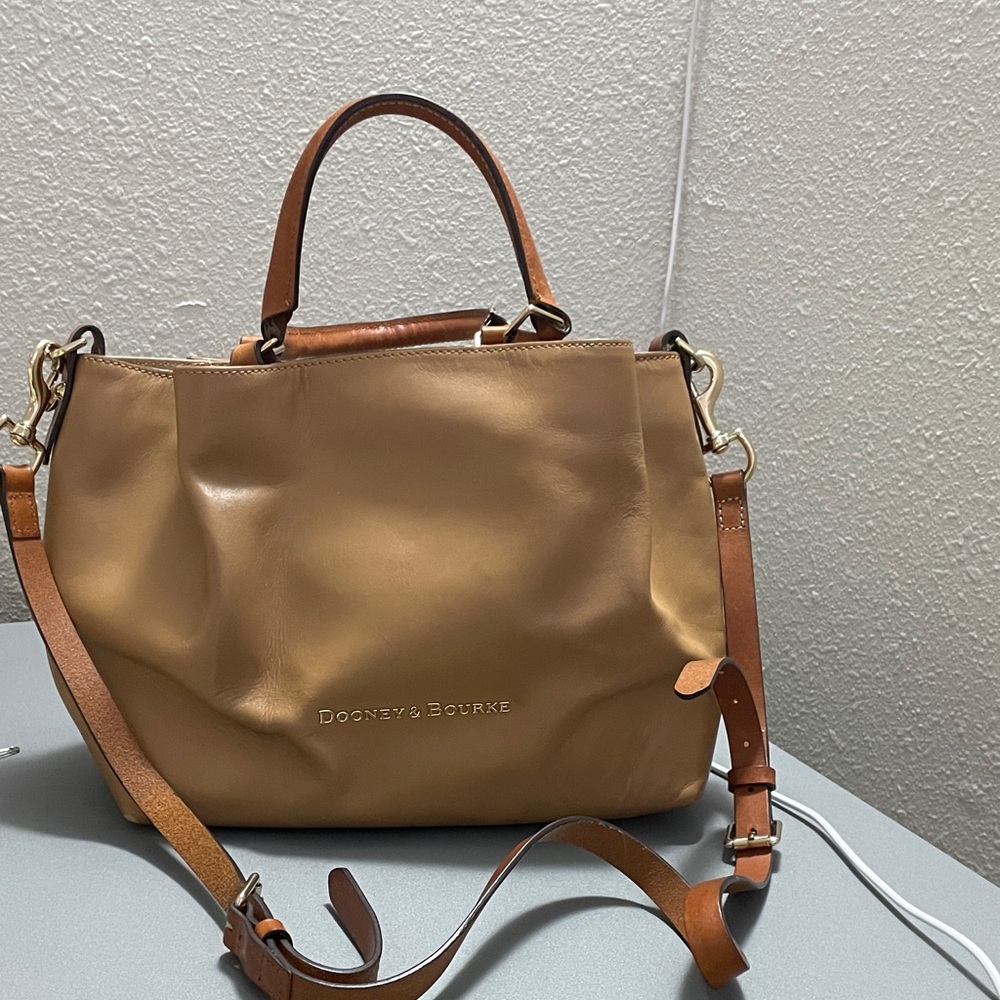 Dooney & Bourke Brown Leather Satchel